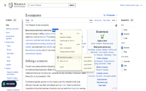 Multi-Buffer Copy-Paste :: Copy with right-click and paste with keyboard shortcuts (4 buffers)