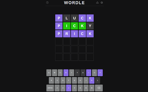Wordle Color Customizer :: Use custom colors on Wordle!