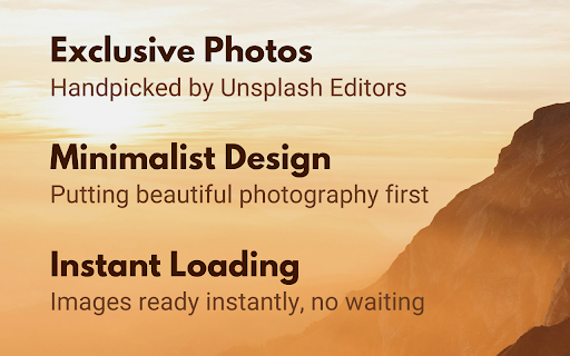 Beautiful Photos :: Enjoy beautiful photos from Unsplash in every new Chrome tab—stunning HD images and beautiful background photos instantly!