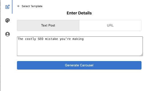 Linkedin Carousel Generator by Makemybrand :: Generate LinkedIn Carousel posts from your LinkedIn Home Page.