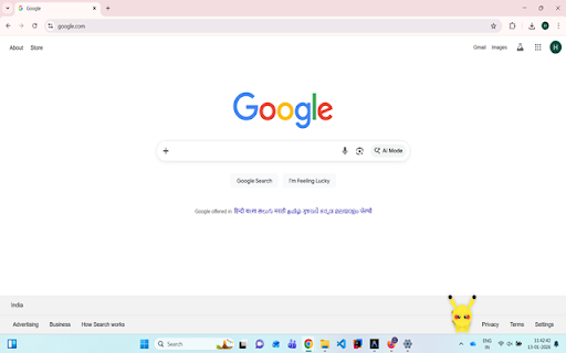 Anime Gesture Control & Avatar :: Control Chrome tabs with gestures, featuring Anime Avatars (Naruto, Luffy, Gojo, Pikachu).