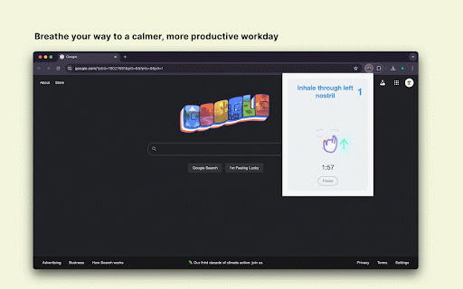 Breath Break: Calm Mind Pranayama :: Transform your work breaks into moments of zen with guided pranayama breathing. Inhale productivity, exhale stress!