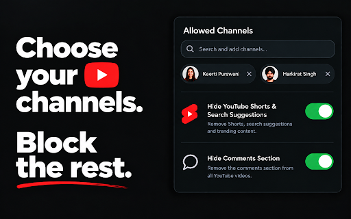 FocusOne - Block Sites, Filter YouTube Channels, Schedule Focus :: Protect your time. Block distracting websites, filter YouTube channels, and set strict schedules to do your best work.