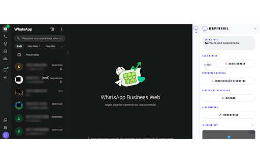 Wapfunnil :: Automação de funil de vendas para WhatsApp Web