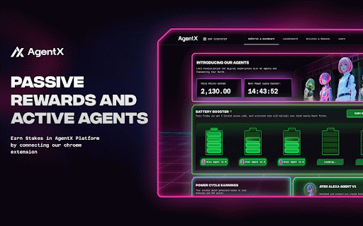 AgentX :: AgentX - AI agent that executes tasks autonomously. Earn xPower rewards and participate in the decentralized agent economy.