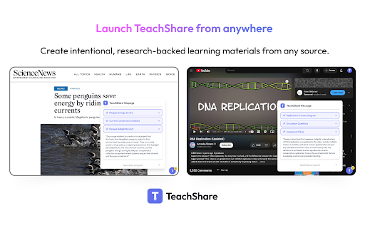 TeachShare Copilot :: TeachShare Copilot is an extension that allows you to create educational content, grade student work, and more!