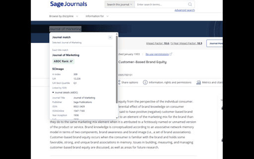 JournalGlance — Business Journal Rankings :: Business journal rankings, right where you read.