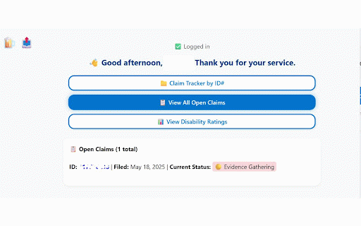 VA Claim Info - Desktop version :: Track and summarize your VA claims Disability