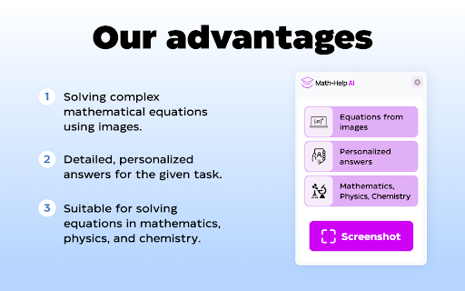 Math Problem Solver :: A Chrome Extension that helps solve math problems with AI.