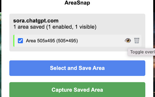 AreaSnap :: Professional screenshot tool with multiple custom areas, draggable floating button, and smart capture for precise documentation.