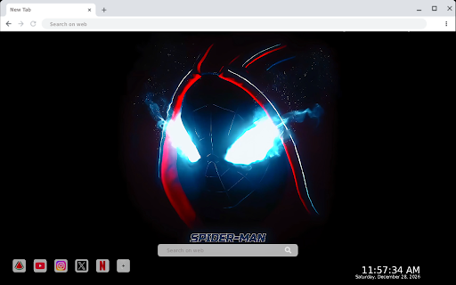 Black Spider Man Live Wallpaper :: Transform your new tab with dynamic Black Spider Man live wallpapers for an immersive and vibrant browsing experience.