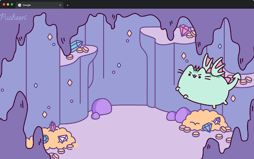 Pusheen Cat Wallpapers HD New Tab - Cute Kawaii Backgrounds :: Transform your new tab with adorable Pusheen HD wallpapers. Featuring cute gray cat, kawaii food themes & cozy scenes for cat lovers