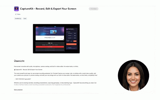 CaptureKit – Video Editor & Screen Recorder :: Multi-track video editor: cut, trim, text, shapes. Record screen or import videos. Export MP4/WebM. No sign-up, no watermarks.