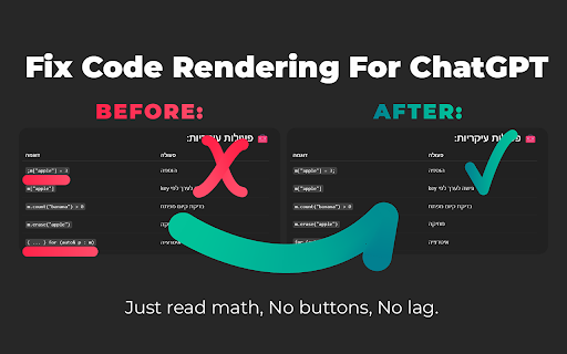 Chat-Math RTL Fix :: Simple fix for KaTeX and code LTR rendering in RTL pages