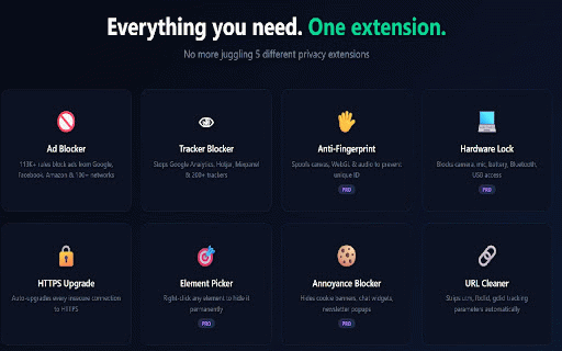 Aran Shield :: Block ads, trackers, fingerprinting, and unauthorized hardware access. Browse freely and privately.