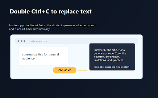 Prompt Generator :: Turn rough text into ready-to-use AI prompts.