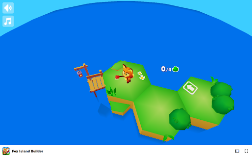 Fox Island Builder Game - Be the hero fox and save all the cute ducks! :: Rescue ducklings and build a vibrant island community in this charming crafting game!