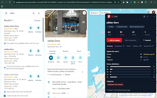 GBP Insight :: In-browser local SEO inspector and audit overlay compatible with Google Business Profile™ on Google Maps™.