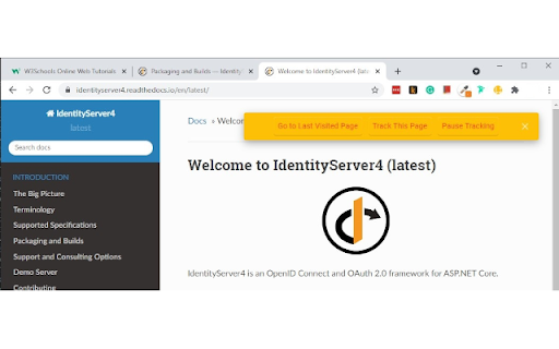 LastVisit :: Dynamically bookmark the last visited page. Useful for reading long documentation and tutorials
