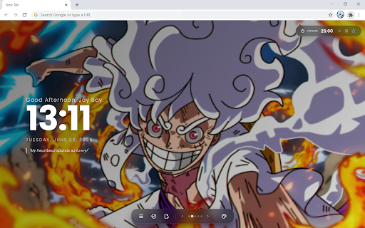 Luffy Gear 5 HD Wallpaper New Tab :: Customize new tab with Luffy Gear 5 wallpaper extension and display Luffy wallpapers in your background.