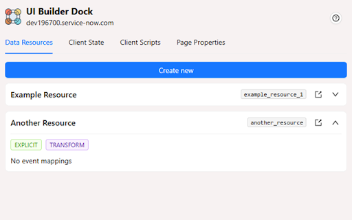 UI Builder Dock for ServiceNow :: A lightweight utility that enhances ServiceNow UI Builder development by making key parts easier to explore and understand.