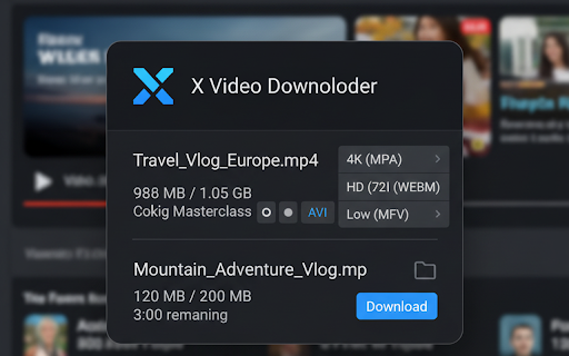 X Twitter Video Downloader :: X Twitter Video Downloader is instant media download Chrome extension.