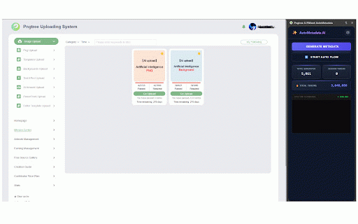 Pngtree & Pikbest AutoMetadata :: Fills metadata automatically on Pngtree, and Pikbest using AI.
