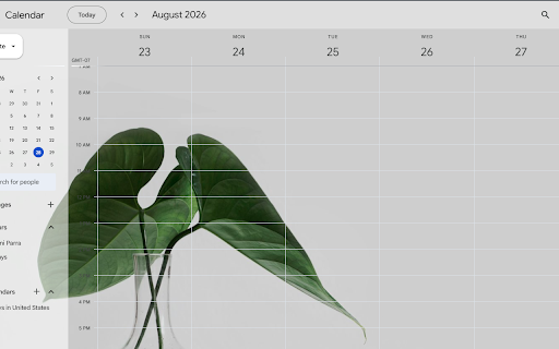 Better Calendar :: Custom wallpaper for Google Calendar. Upload up to 10 photos, pin them to dates or months, or let it pick one for you each day.