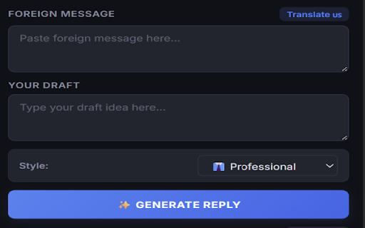 AI Reply Assistant :: AI Assistant for translating and replying to messages using Gemini AI.