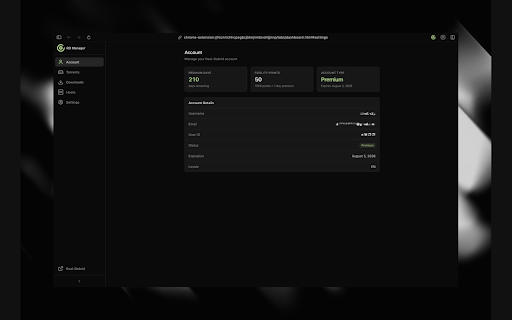 Real-Debrid Manager :: Real-Debrid browser extension for link unrestriction and torrent management