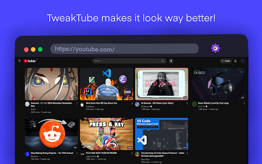 TweakTube :: Helps you to customize youtube to your liking!