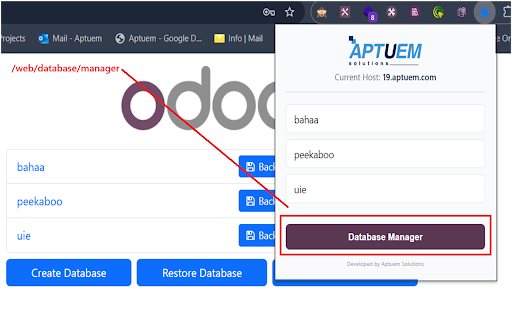 Odoo Database Switcher :: Quickly switch between Odoo databases on the current server.