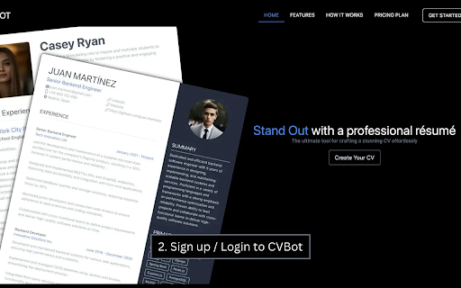 CVBot.in :: Companion app of CVBot that helps fill job applications