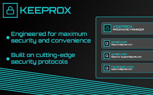 KeeProx - Secure Access Hub :: Military-grade encrypted storage for authentication keys with intelligent auto-fill technology