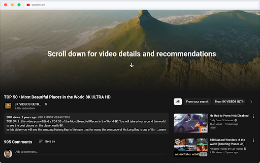 Simplify YouTube :: Reduces YouTube interface to the bare minimum