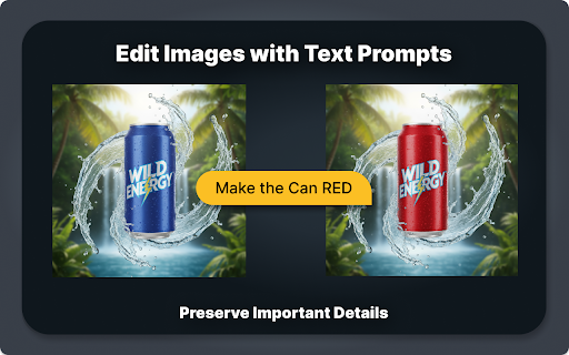 Nano Banana :: Meet Nano Banana, an AI image editor and AI picture generator Chrome extension based on Gemini Flash 2.5 Image.
