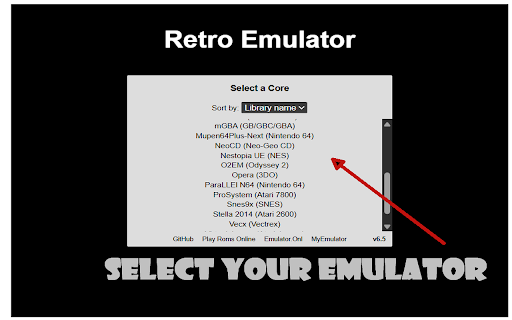 Chrome Extension Retro Emulator :: 24 Retro Emulator in 1 Extension: NES, SNES, GB/A/C, NDS, N64, PSX and many more