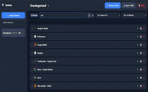 TabSnap :: Stash your tabs and stay organized with ease.