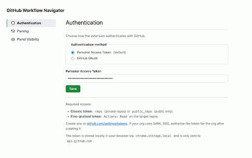 GitHub Workflow Navigator :: Hierarchical, searchable view of GitHub Actions workflows for monorepos.