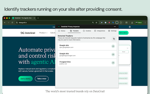 DataGrail Privacy Inspector :: Audit your site for compliance with privacy frameworks like CPRA or GDPR.