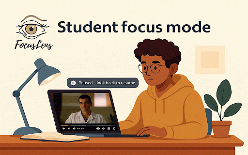 Focus Lens :: A extension to retain focus while watching videos