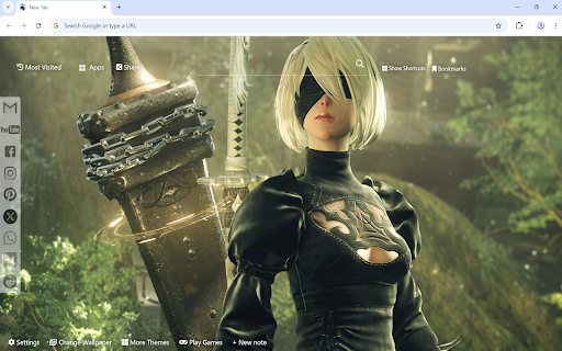 NieR Wallpaper :: NieR Automata Wallpaper turn new tab to custom HD NieR background. NieR Replicant background theme for game fans.
