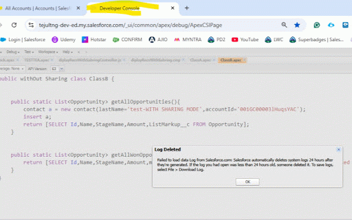 SF Developer Console :: Open Salesforce Developer Console from any Salesforce org.