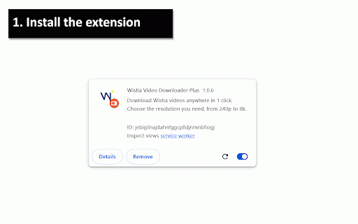 Wistia Video Downloader Plus :: Download Wistia videos anywhere in 1 click. Download captions when available. Choose the resolution you need, from 240p to 8k.
