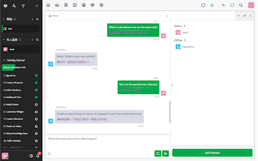 Translator for Tawk™ Web :: Support multiple translation engines, intelligent recognition of scene languages, and translation using the enter key (unofficial)