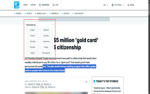 Swift Translator Pro - Select & Translate :: Instantly translate selected text with keyboard shortcuts. Supports 10+ languages, webpage translation, and text-to-speech.
