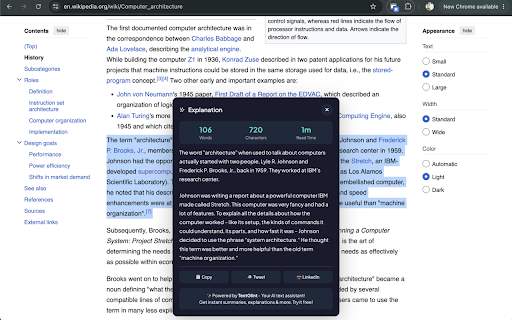 TextGlint: AI Highlight & Summarize :: Highlight and summarize any text instantly using AI. Read faster with contextual explanations and multi-tone rewrites.