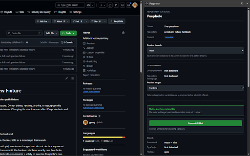 Peephole :: Preview a GitHub repository before you clone it.