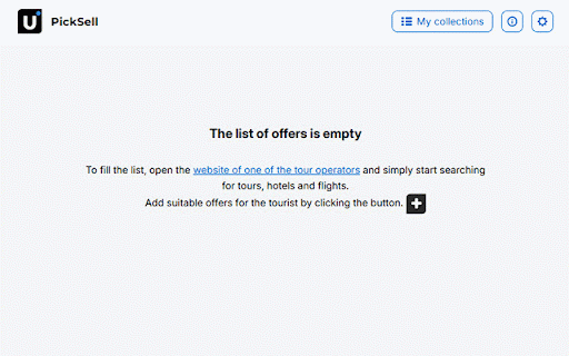 Unit PickSell :: The must-have browser extension for travel agents who want to collect offers from any major tour-operator or OTA