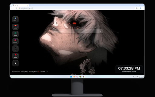 Kaneki One Eye Tokyo Ghoul Live Wallpaper :: A dark, gritty portrait of Ken Kaneki looking upwards from the shadows with his iconic glowing red ghoul eye.